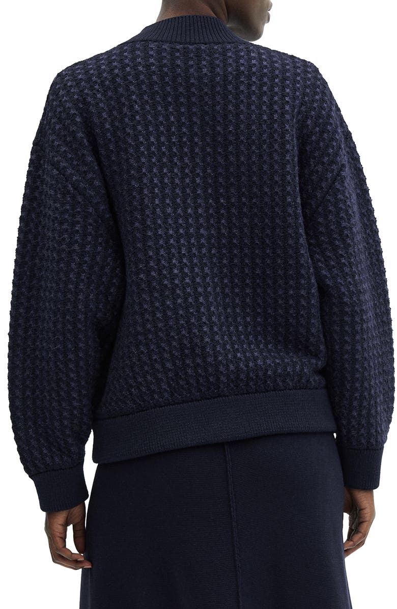 MANGO Knit Bomber Jacket, Alternate, color, 