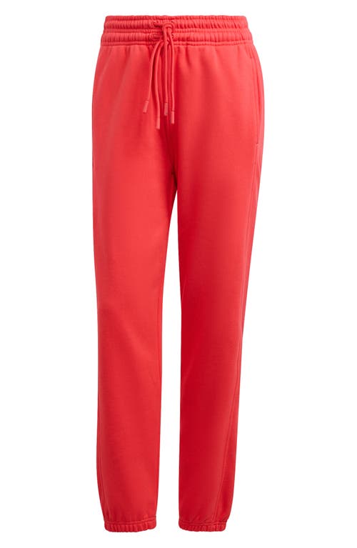 Adidas By Stella Mccartney Ap Drawstring Sweatpants In Red