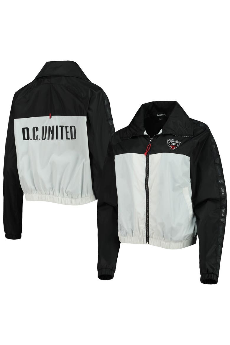Women's The Wild Collective Black D.C. United Anthem Full-Zip Jacket, Main, color, Black