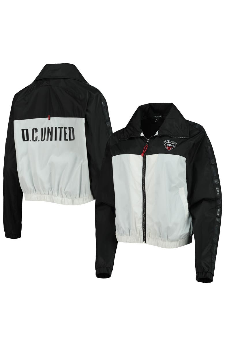 THE WILD COLLECTIVE Women's The Wild Collective Black D.C. United Anthem Full-Zip Jacket, Main, color, Black
