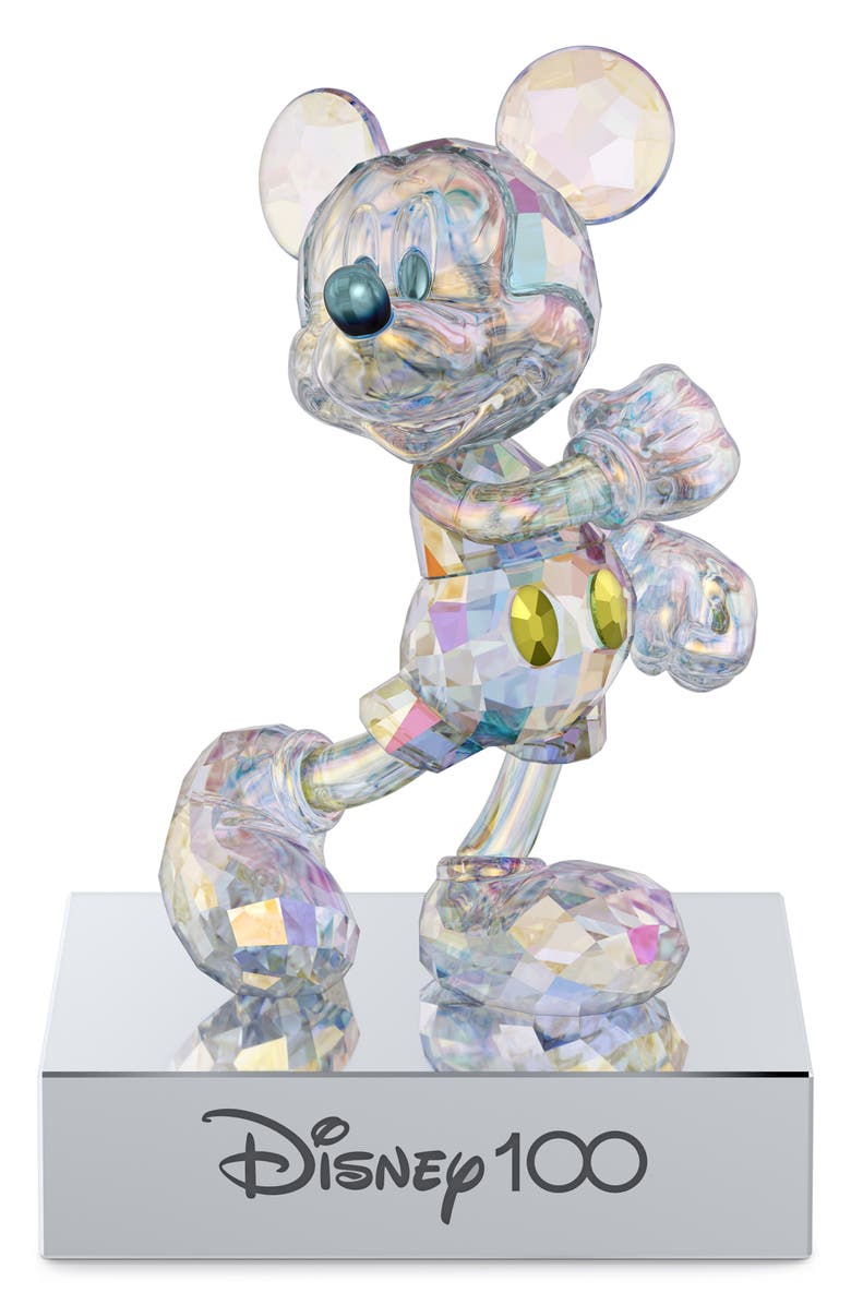 Swarovski Disney100 Mickey Mouse Crystal Figurine, Main, color, 