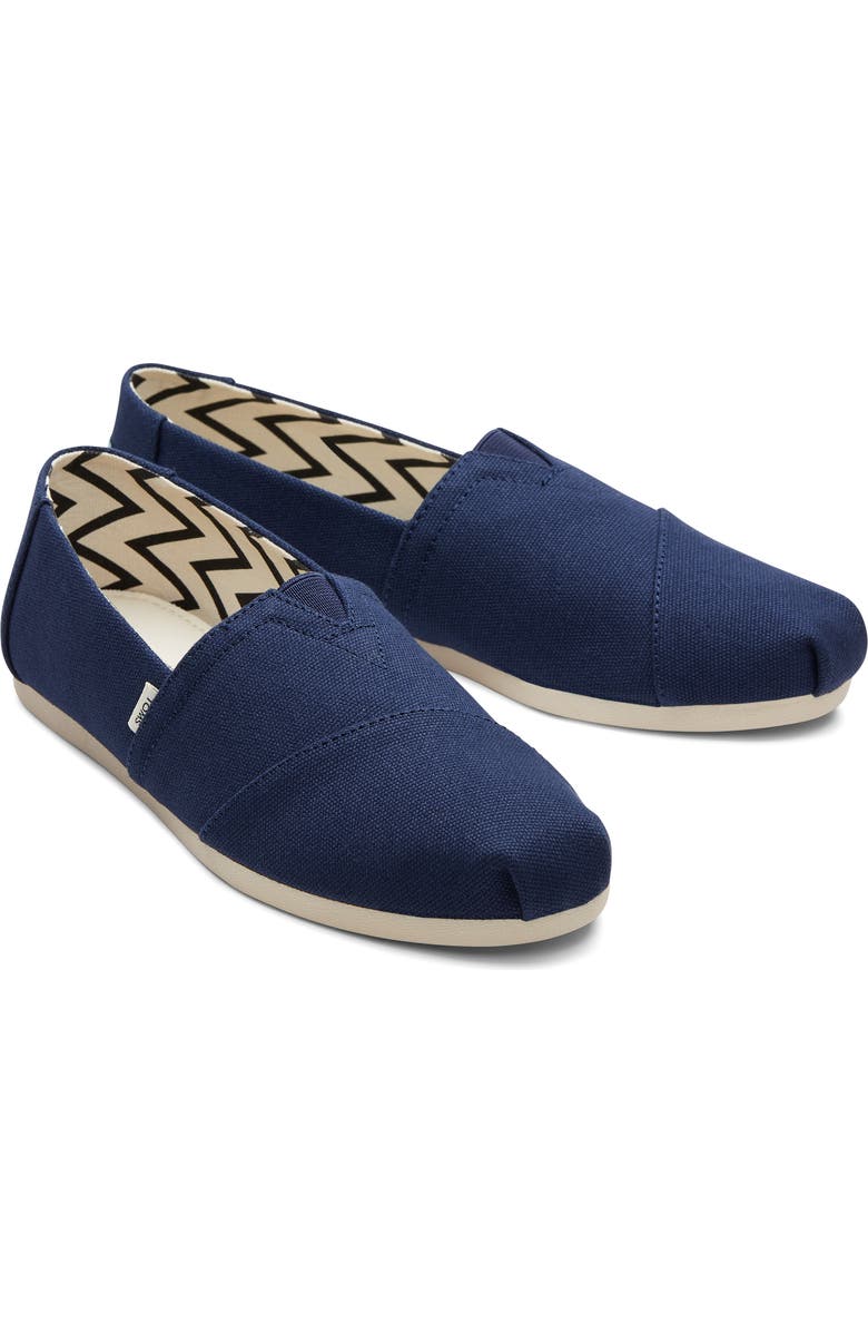 TOMS Alpargata Slip-On, Main, color, Navy