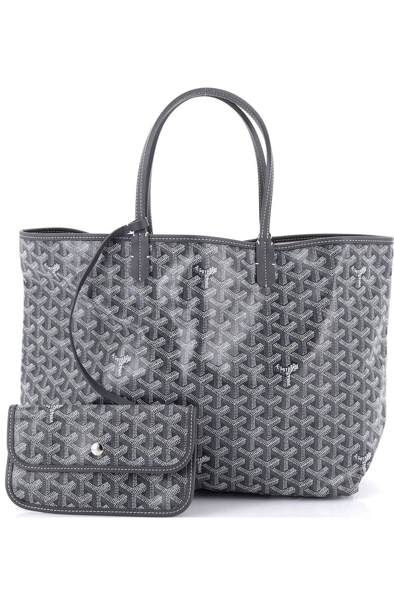 Pre-Owned Goyard Saint Louis Tote Coated Canvas PM, Alternate, color, Gray