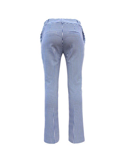 THEO THE LABEL THEO THE LABEL THETIS STRIPED CROPPED BOOTCUT PANT