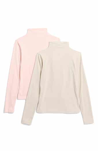 YOGALICIOUS 2-Pack Evelyn Meet N Greet Ultra Lush Long Sleeve Turtleneck T-Shirt