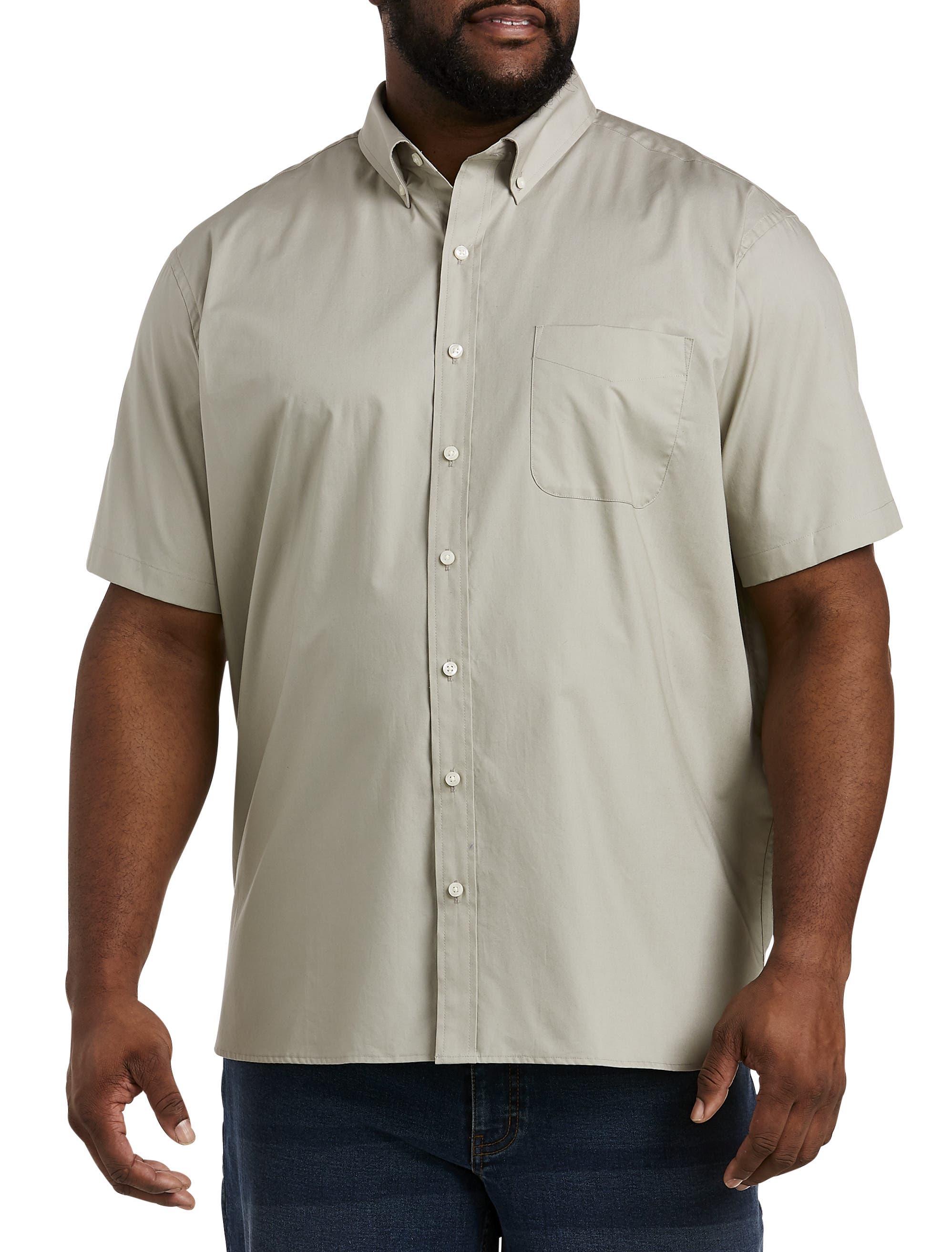 Big & Tall Poplin Sport Shirt - image 3