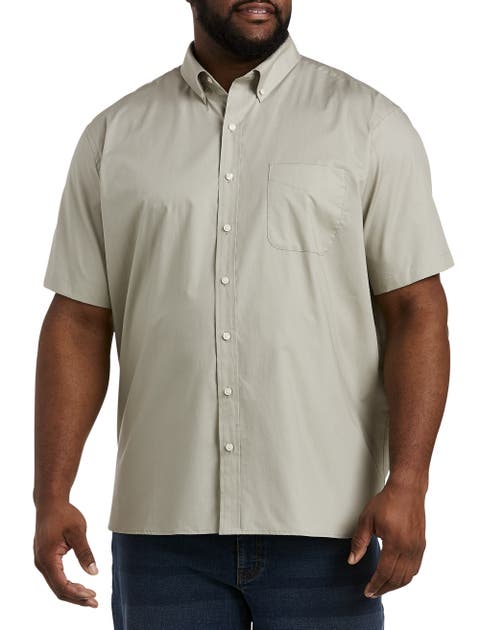 Big & Tall Poplin Sport Shirt