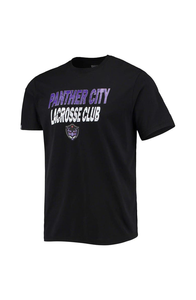 LEVELWEAR Men's Levelwear Black Panther City Lacrosse Club Team Logo Thrive T-Shirt, Alternate, color,