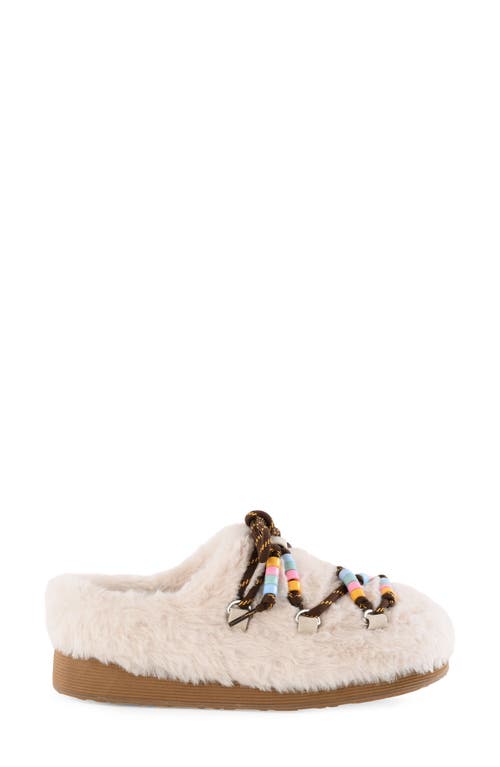 Bc Footwear Majestic Crown Faux Fur Slipper In Brown
