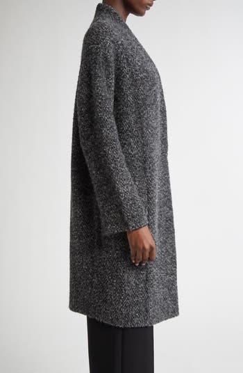 Bouclé Cardigan Coat
