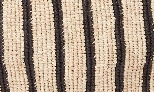 Rag & Bone Small Daily Straw Tote In Natural/black