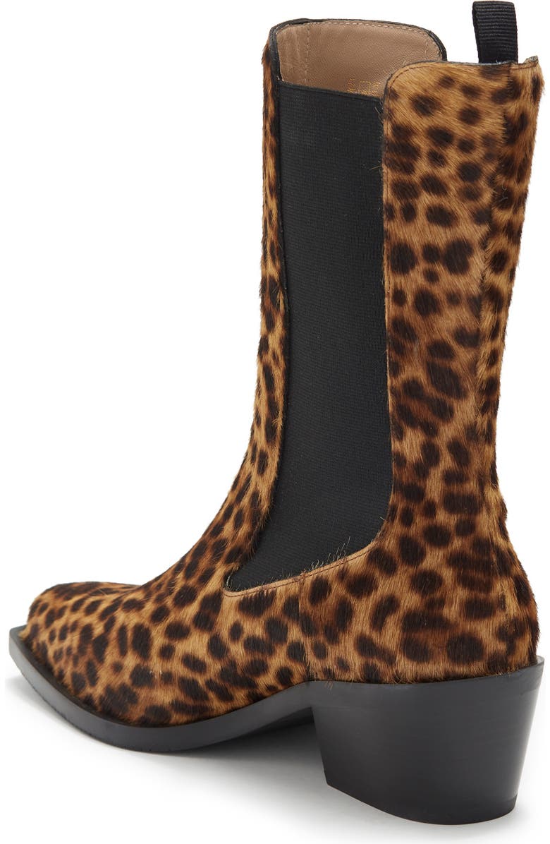 Stuart Weitzman Miley Leopard Print Genuine Calf Hair Boot, Alternate, color,