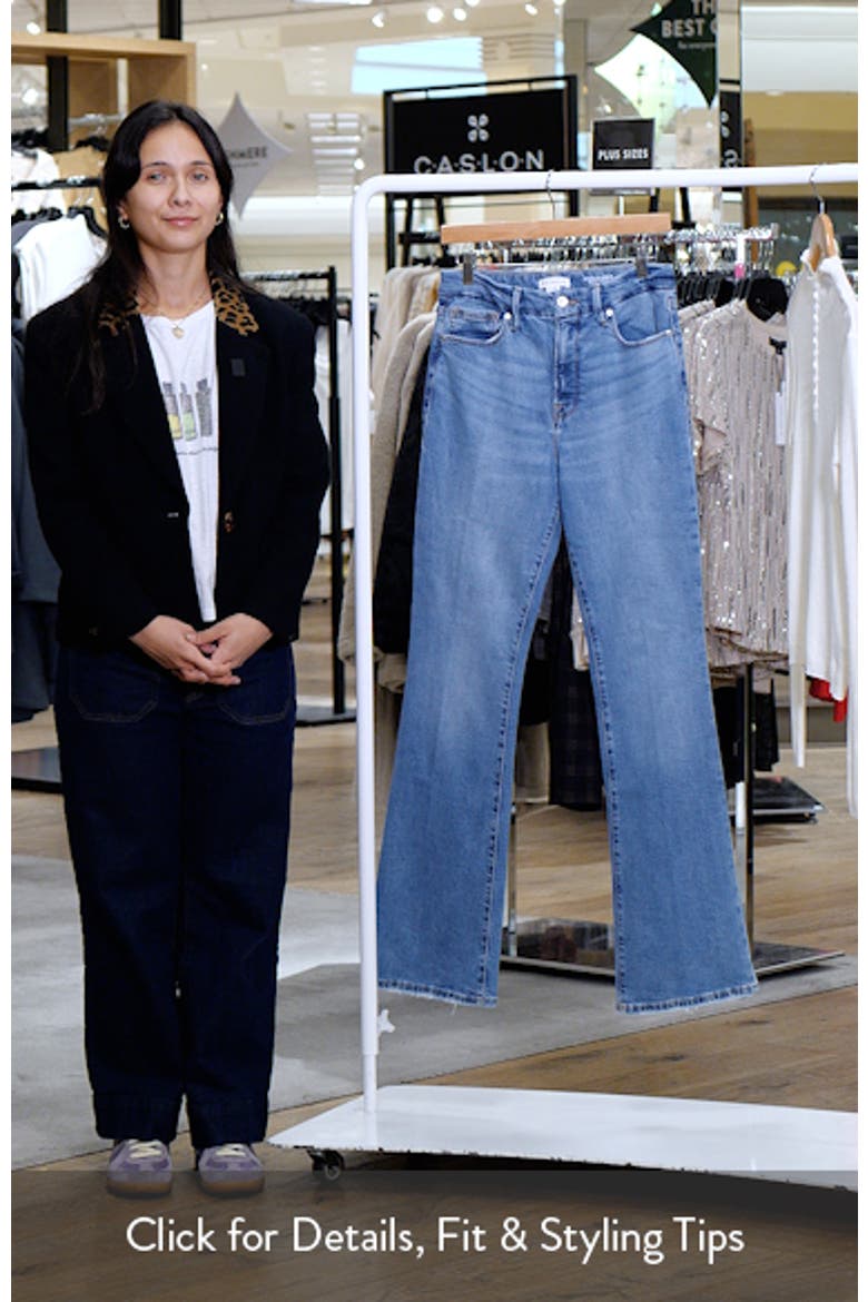 Good Classic High Waist Bootcut Jeans video