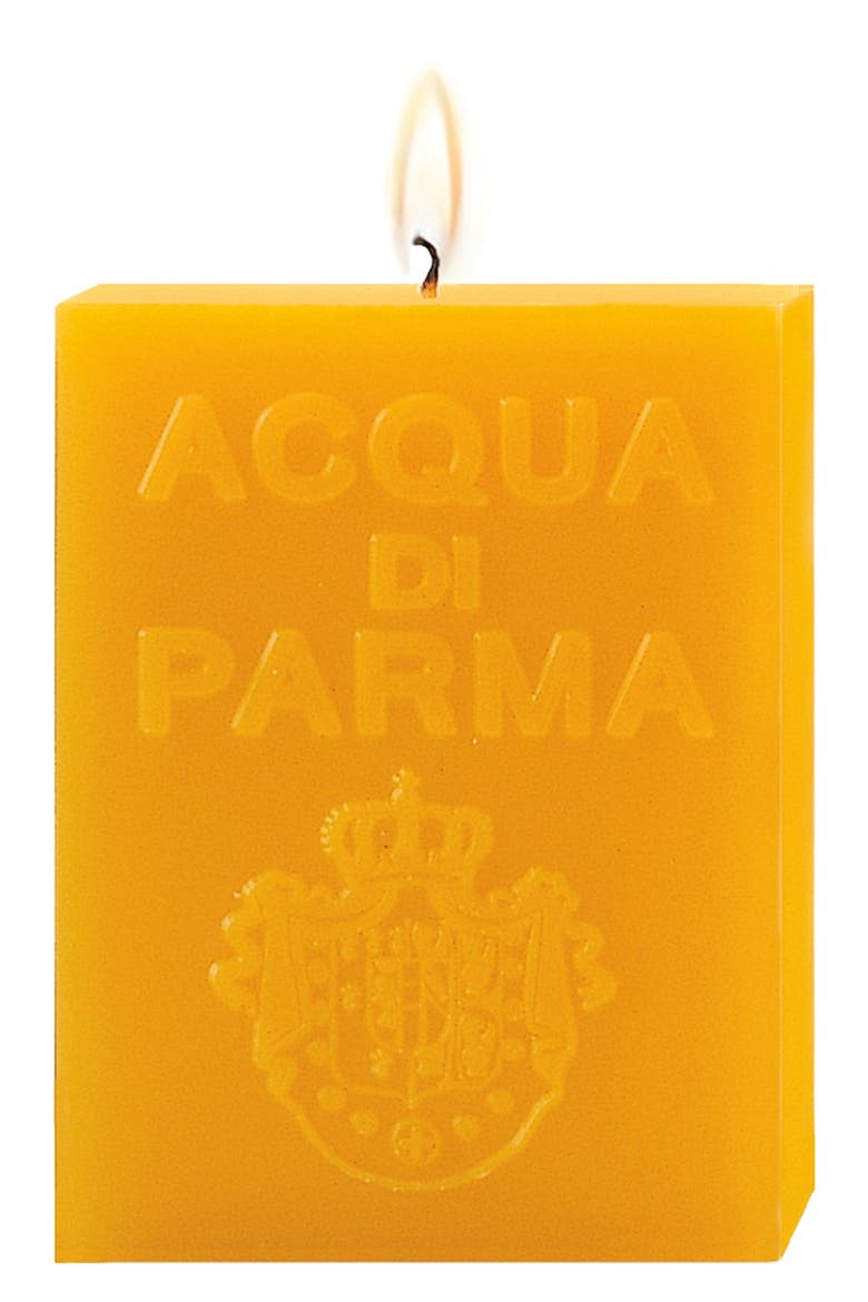 'Yellow Colonia' Cube Candle, Main, color, NO COLOR