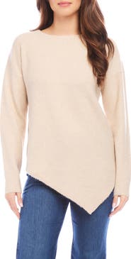 Karen Kane Asymmetric Hem Sweater