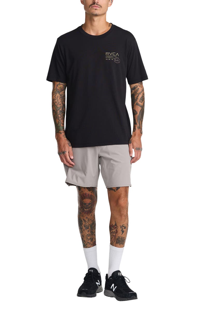 RVCA Hex Over Performance Graphic T-Shirt, Alternate, color, Black