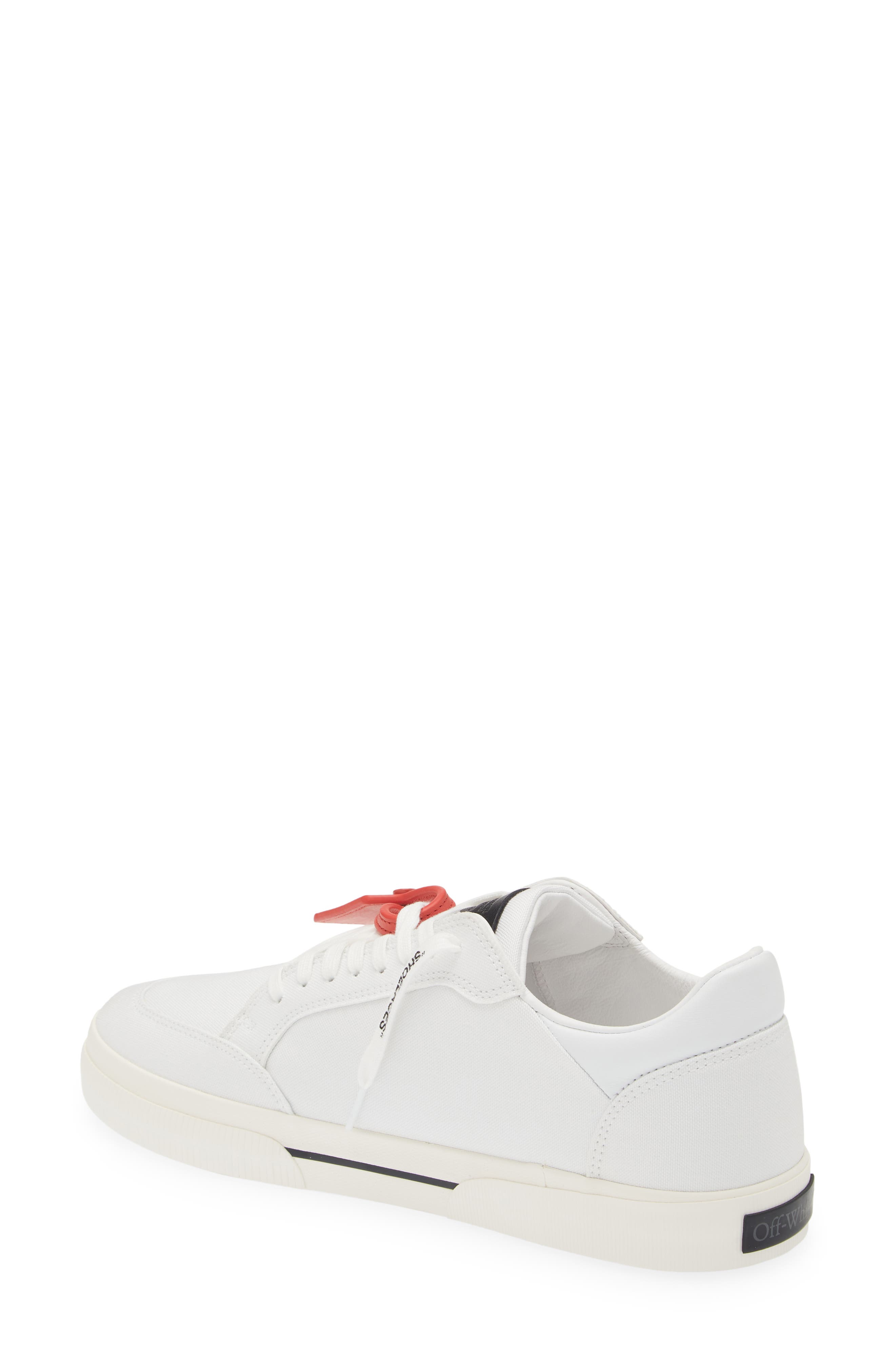 Off-White New Low Sneaker, Alternate, color, White Black