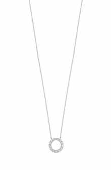 Carrière Jewelry Diamond Circle Pendant Necklace - 0.30ct.