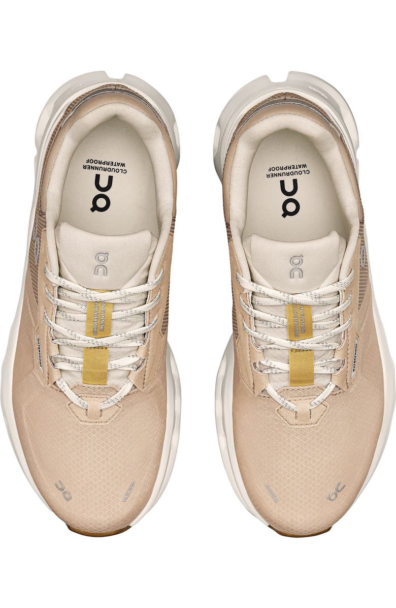 On Cloudrunner 2 Waterproof Running Shoe, Alternate, color, Sand/ Dew