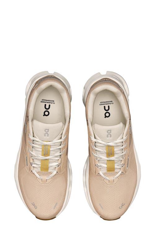 On Cloudrunner 2 Waterproof Running Shoe In Gold