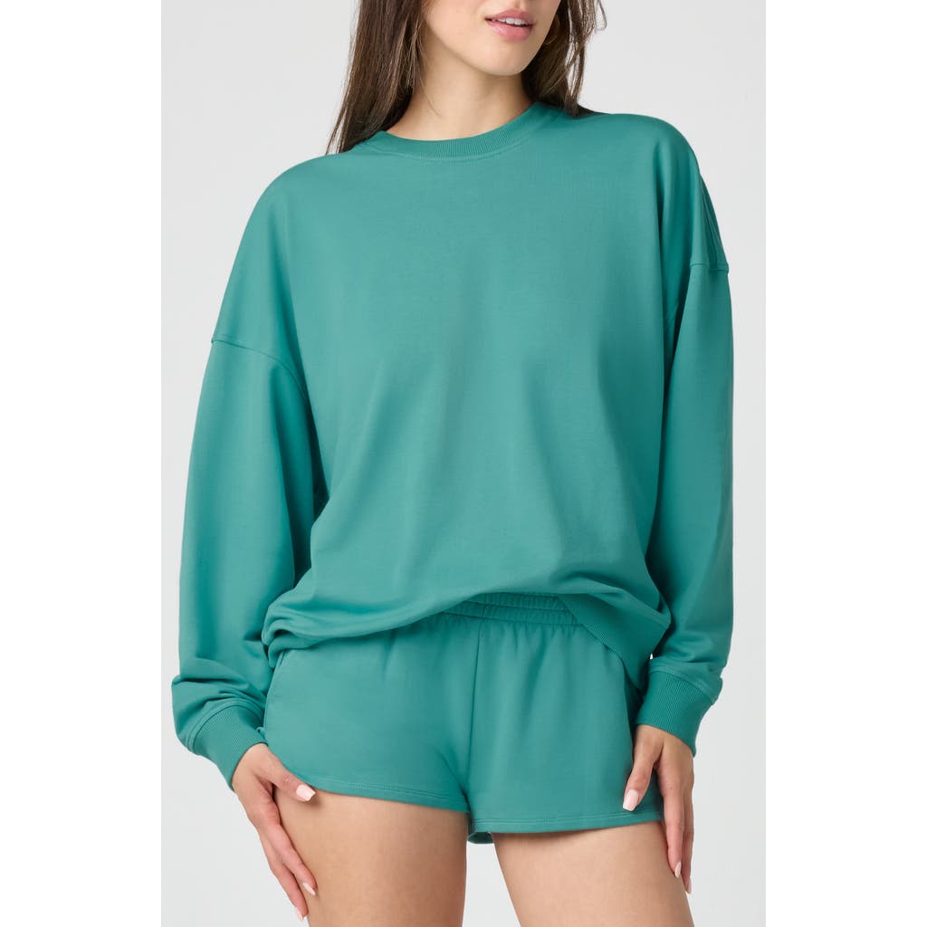 Florence By Mills Sporty Terry Crew Sweatshirt