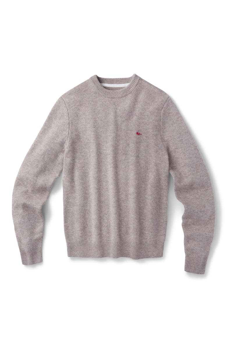 Aubin Phillips Lambswool Crew Neck Sweater, Alternate, color, Stone