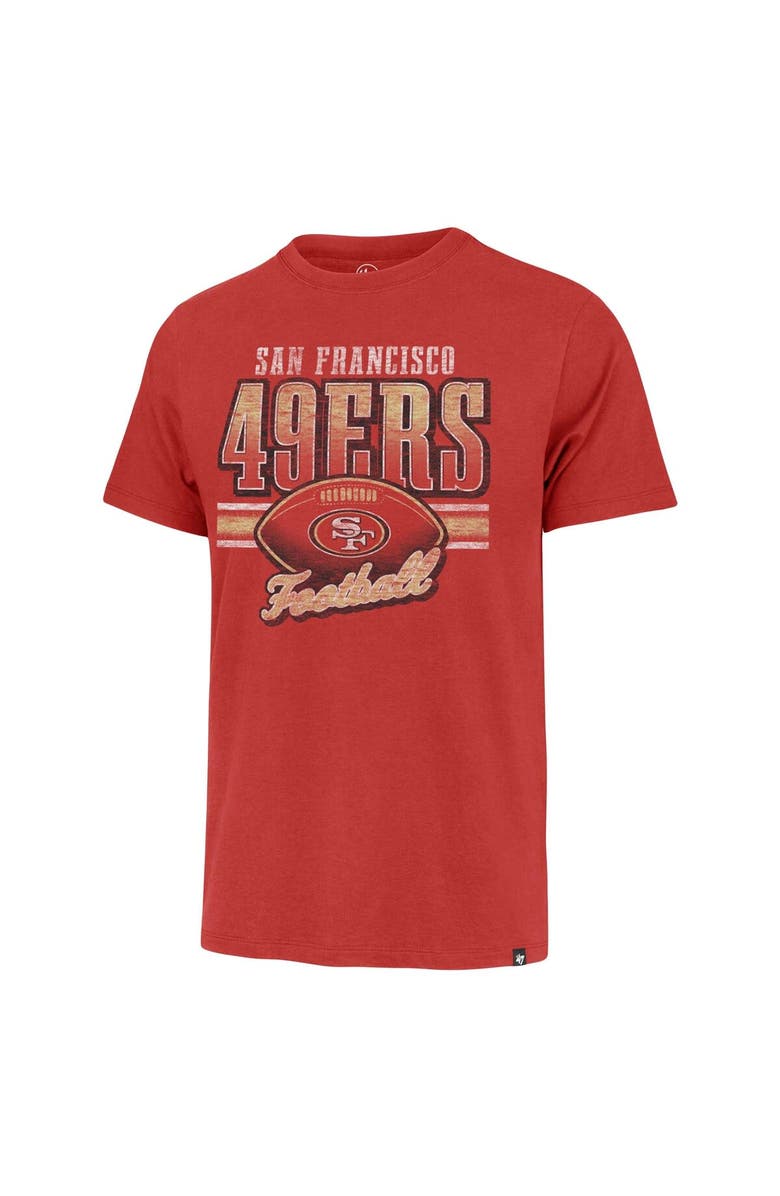 '47 Men's '47 Scarlet San Francisco 49ers Last Call Franklin T-Shirt, Alternate, color, Scarlet
