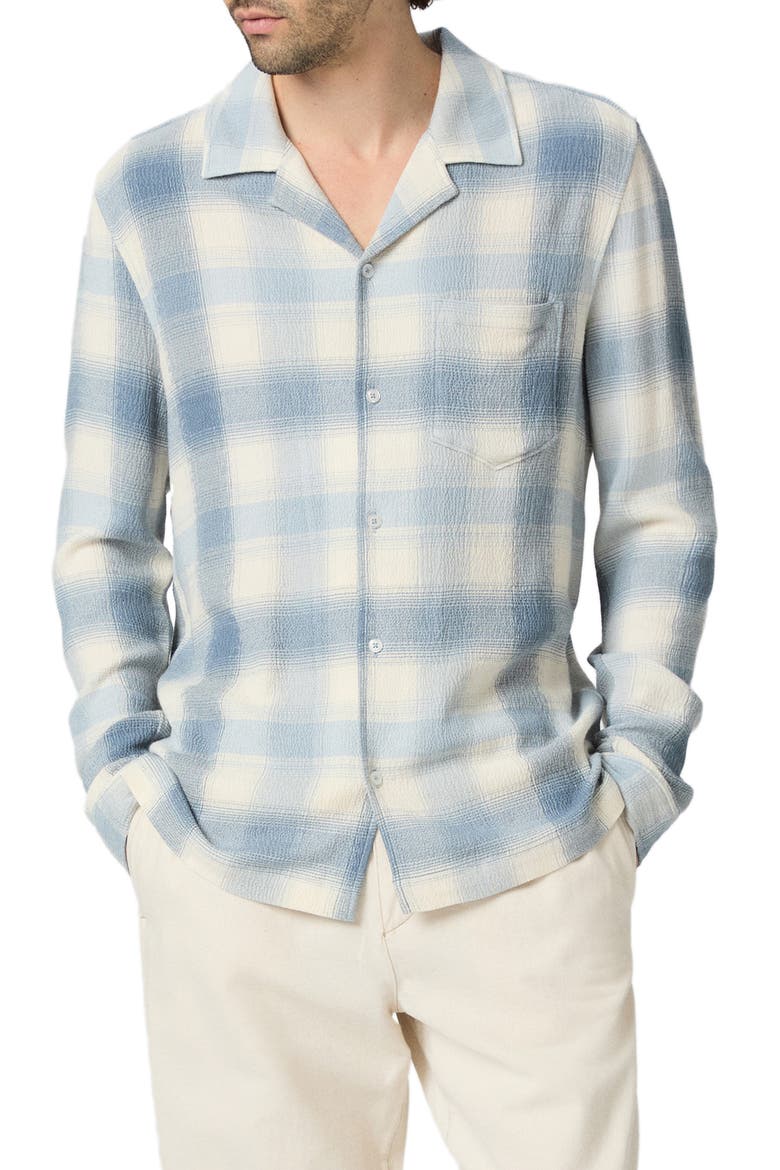 Kransey Plaid Shirt, Main, color, SHADOW PLAID