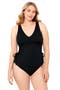 Cinched Adjustable One Piece Swimsuit