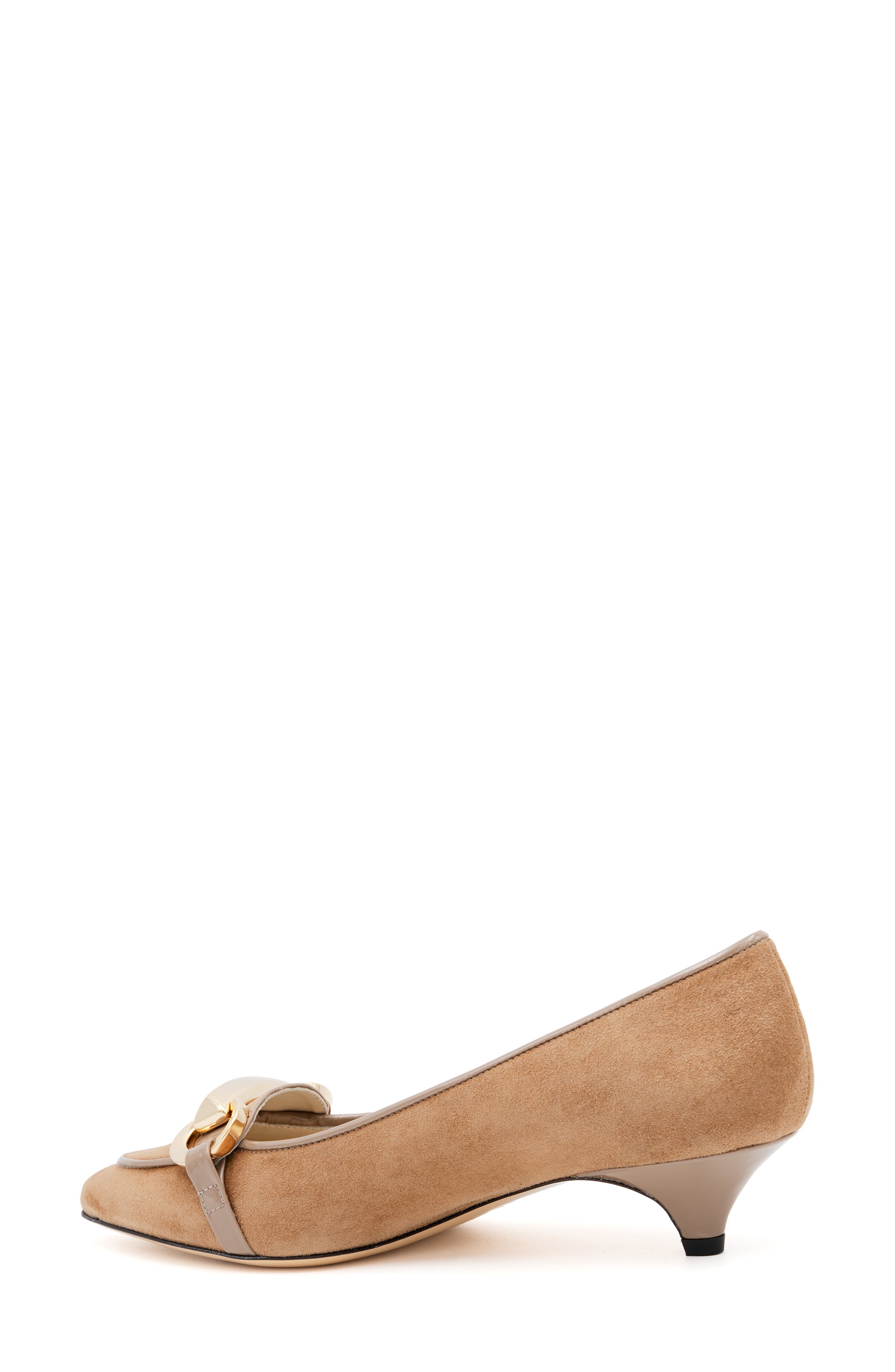 Astarte Pointed Toe Kitten Heel Pump, Alternate, color, TAOSTED CASHMERE