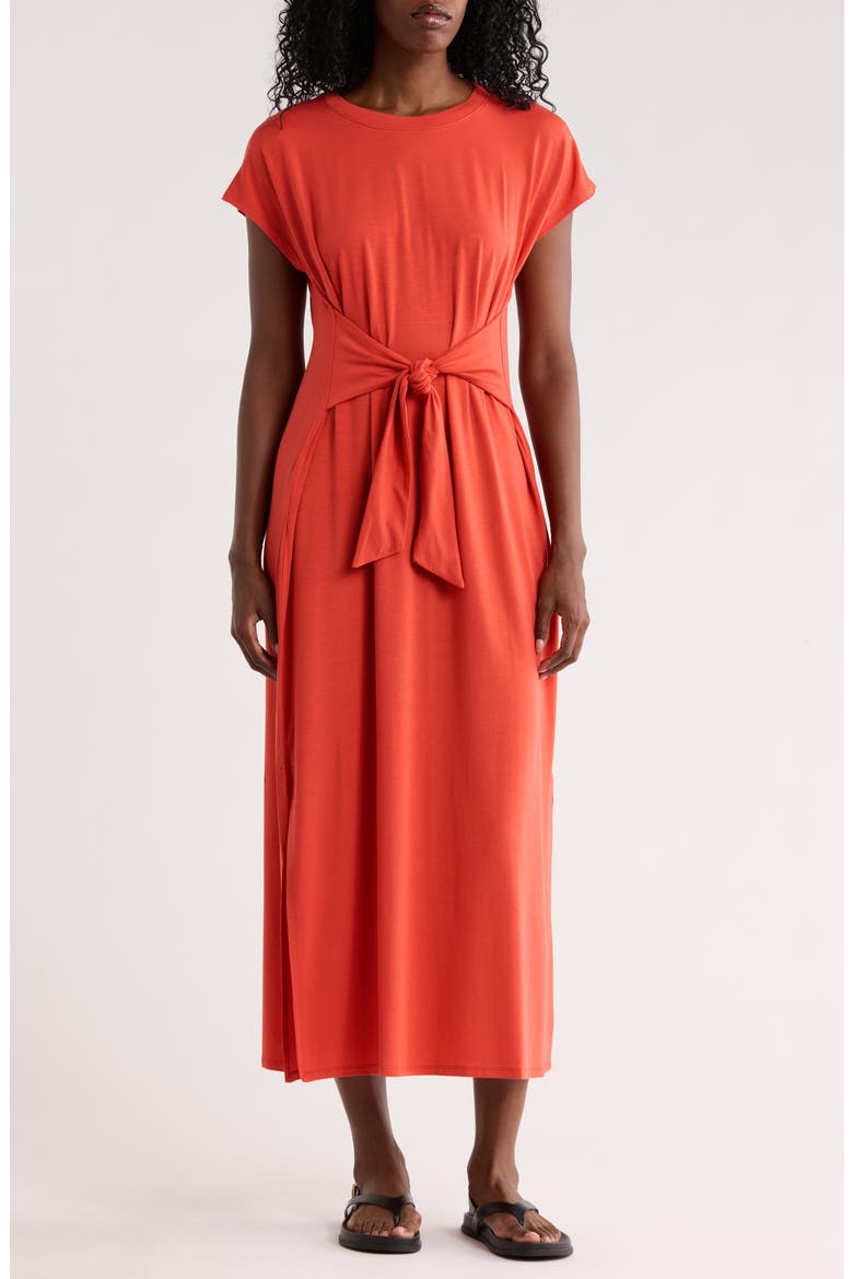 Crewneck Maxi Dress, Main, color, TMRLO