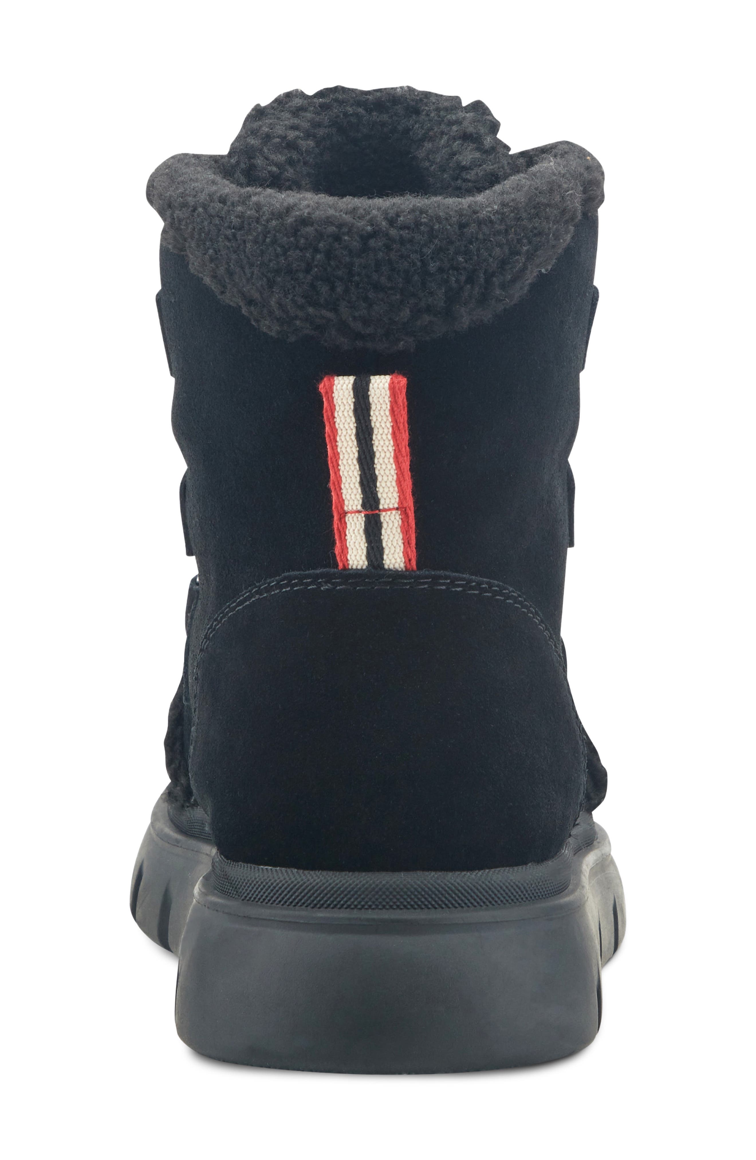 Melody Faux Shearling Bootie, Alternate, color, BLACK/BLACK/SIGNATURE