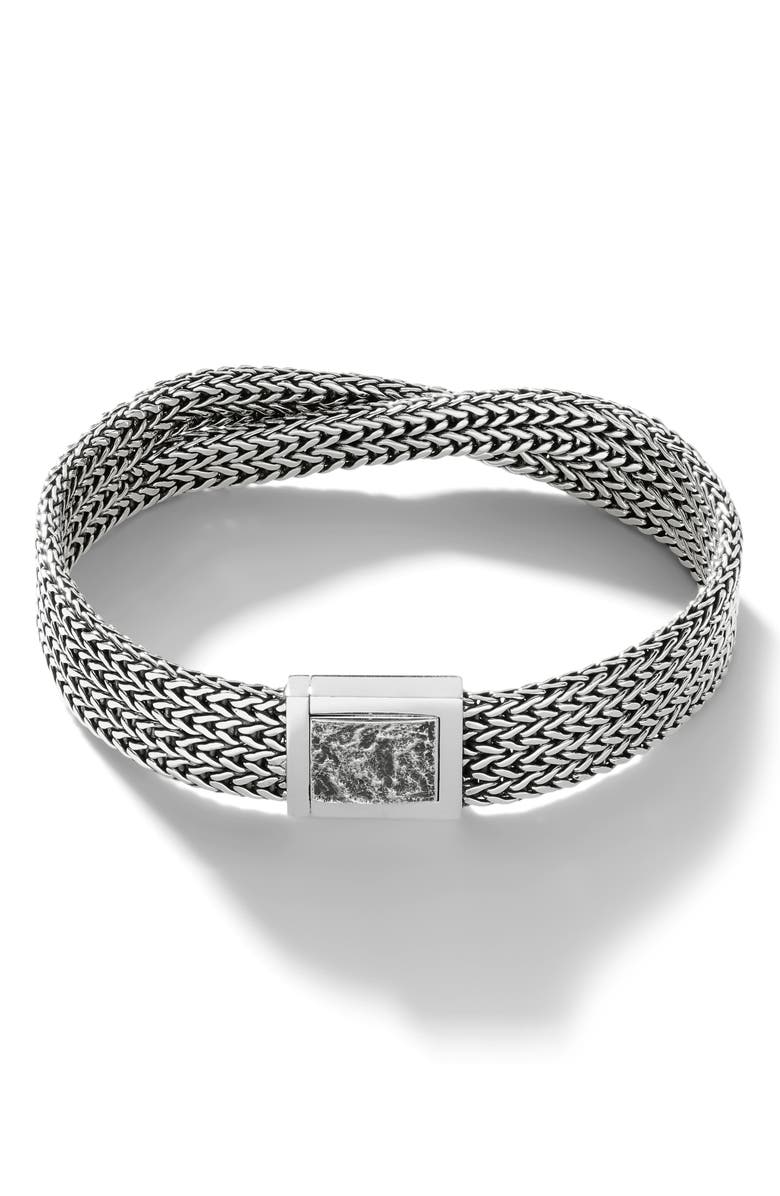 John Hardy Rata Chain Double Row Bracelet, Alternate, color, 