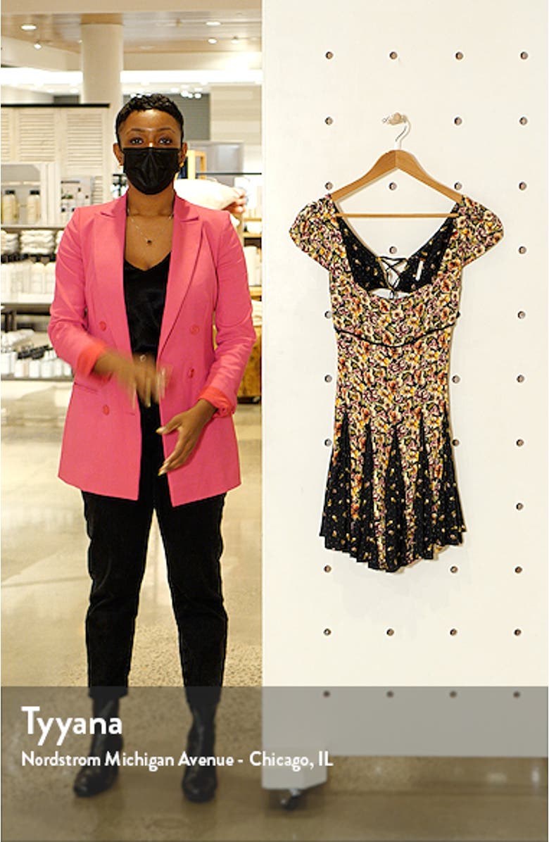 Ponderosa Cutout Back Minidress, sales video thumbnail