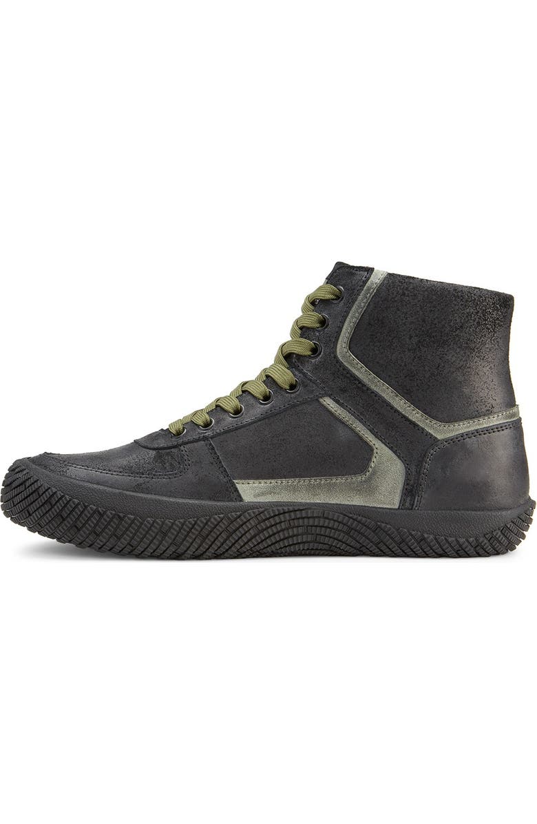 Hybrid Green Label Drifter Leather Mid Sneaker, Alternate, color,