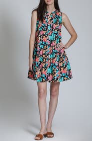 APNY Pintuck Sleeveless Cotton Dress