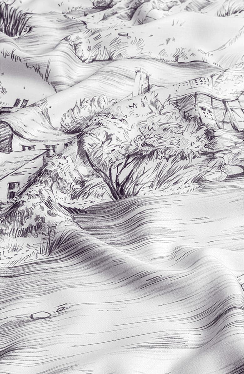 Togas Goranna duvet cover, Alternate, color, White