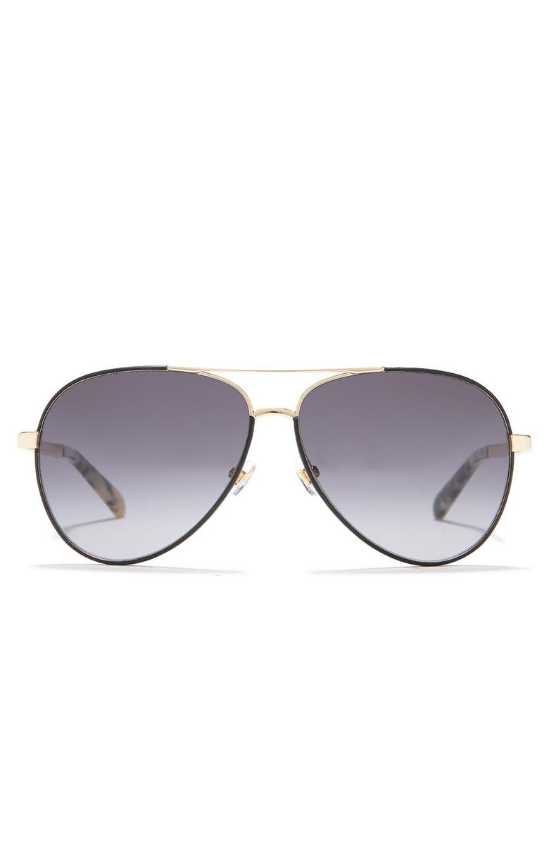 Kate Spade New York amarissa 59mm aviator sunglasses, Main, color,