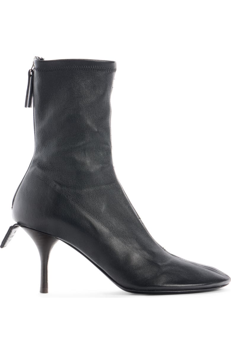 Acne Studios Back Tab Bootie, Alternate, color, Black