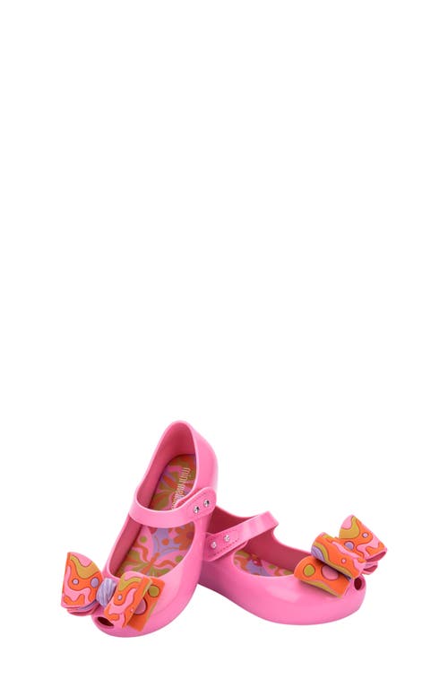 Mini Melissa Kids' Ultragirl Wonderland Mary Jane Flat In Pink