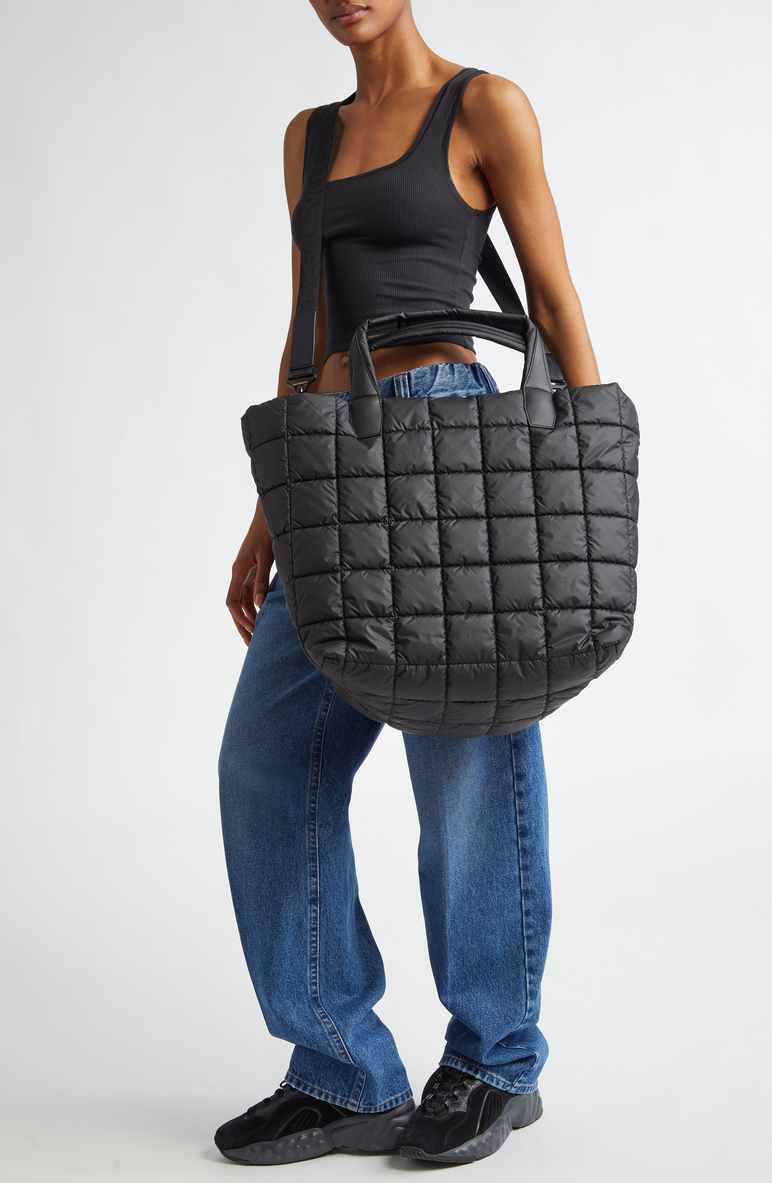 VeeCollective Porter Water Repellent Quilted Weekend Bag, Alternate, color, 