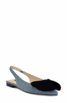 Nine West Junnie Pointed Toe Slingback Flat