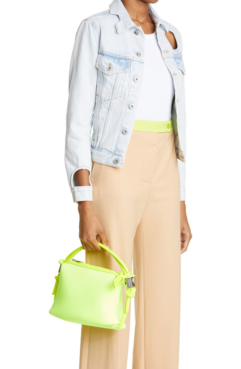 Off-White Slide Scuba Knit Hobo Bag, Alternate, color,