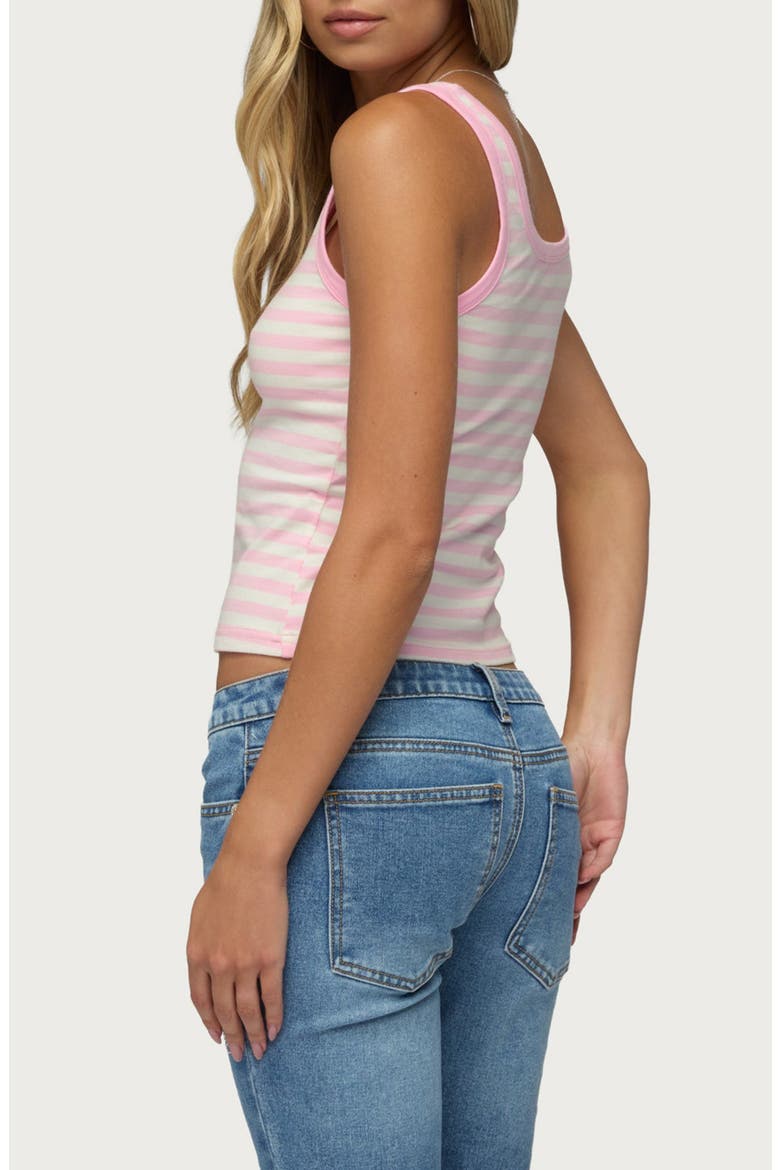 Angel Glow Rhinestone Striped Tank, Alternate, color, LIGHT-PINK-AND-WHITE