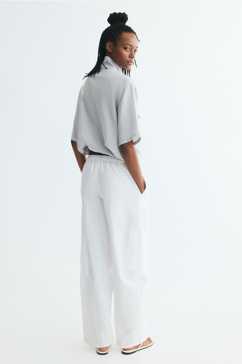 Stand-Up-Collar Cargo Shirt, Alternate, color, Light gray