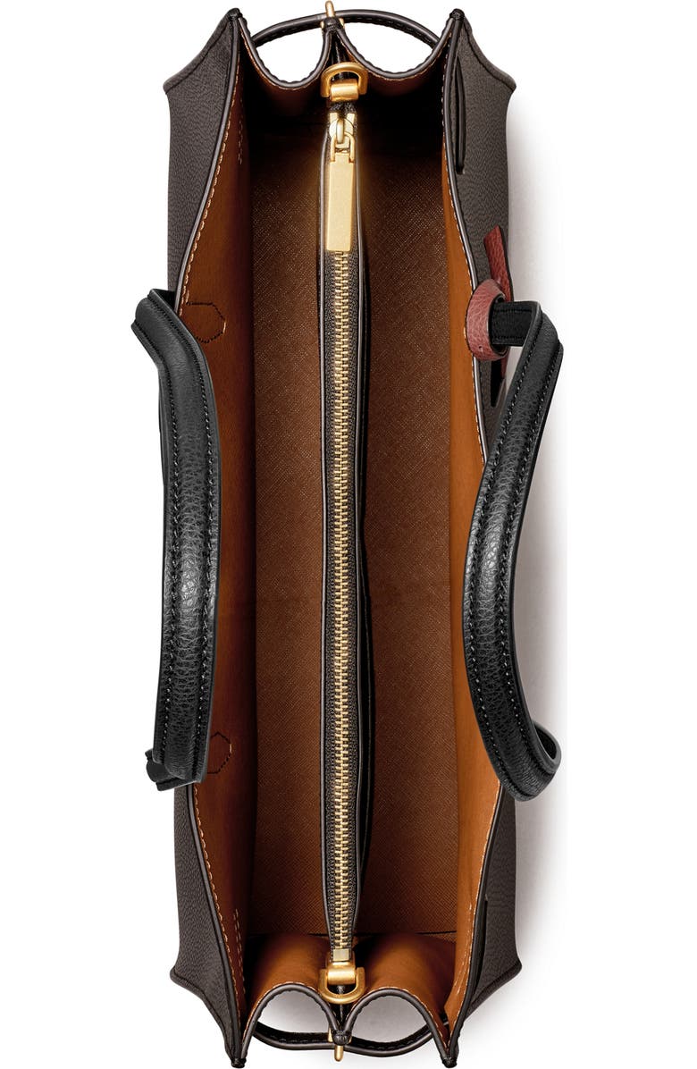 Tory Burch Robinson Leather Satchel, Alternate, color,