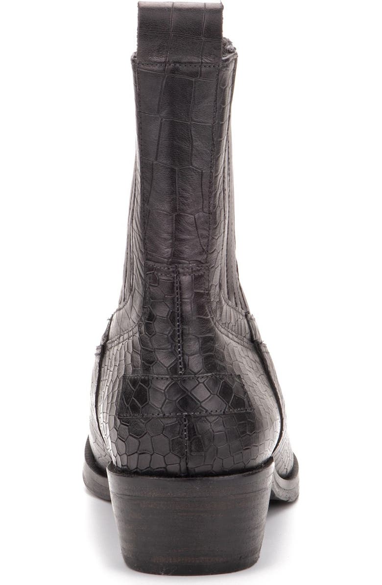 VINTAGE FOUNDRY Main Croc Embossed Leather Boot, Alternate, color,