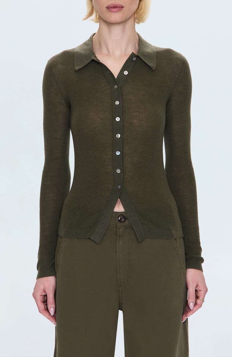 Pistola Korey Merino Wool Cardigan, Main, color,