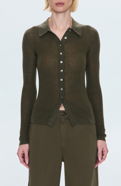 Korey Merino Wool Cardigan