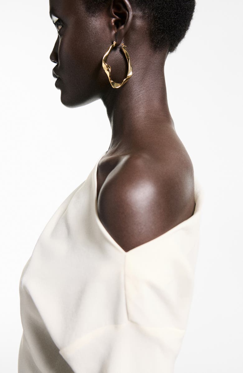 MANGO Asymmetric Off the Shoulder Top, Alternate, color, 